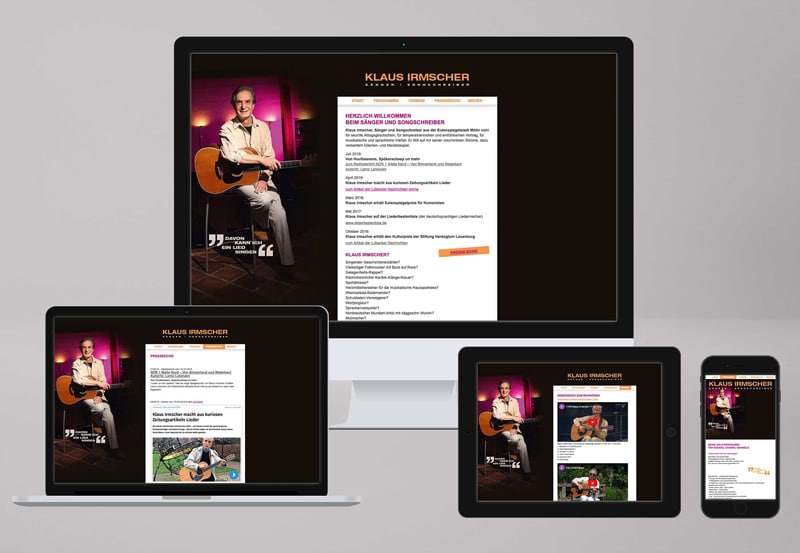 wildwux. Arbeitsprobe website-Erstellung HTML